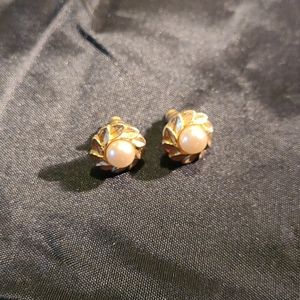 Vintage Faux Pearl Earrings